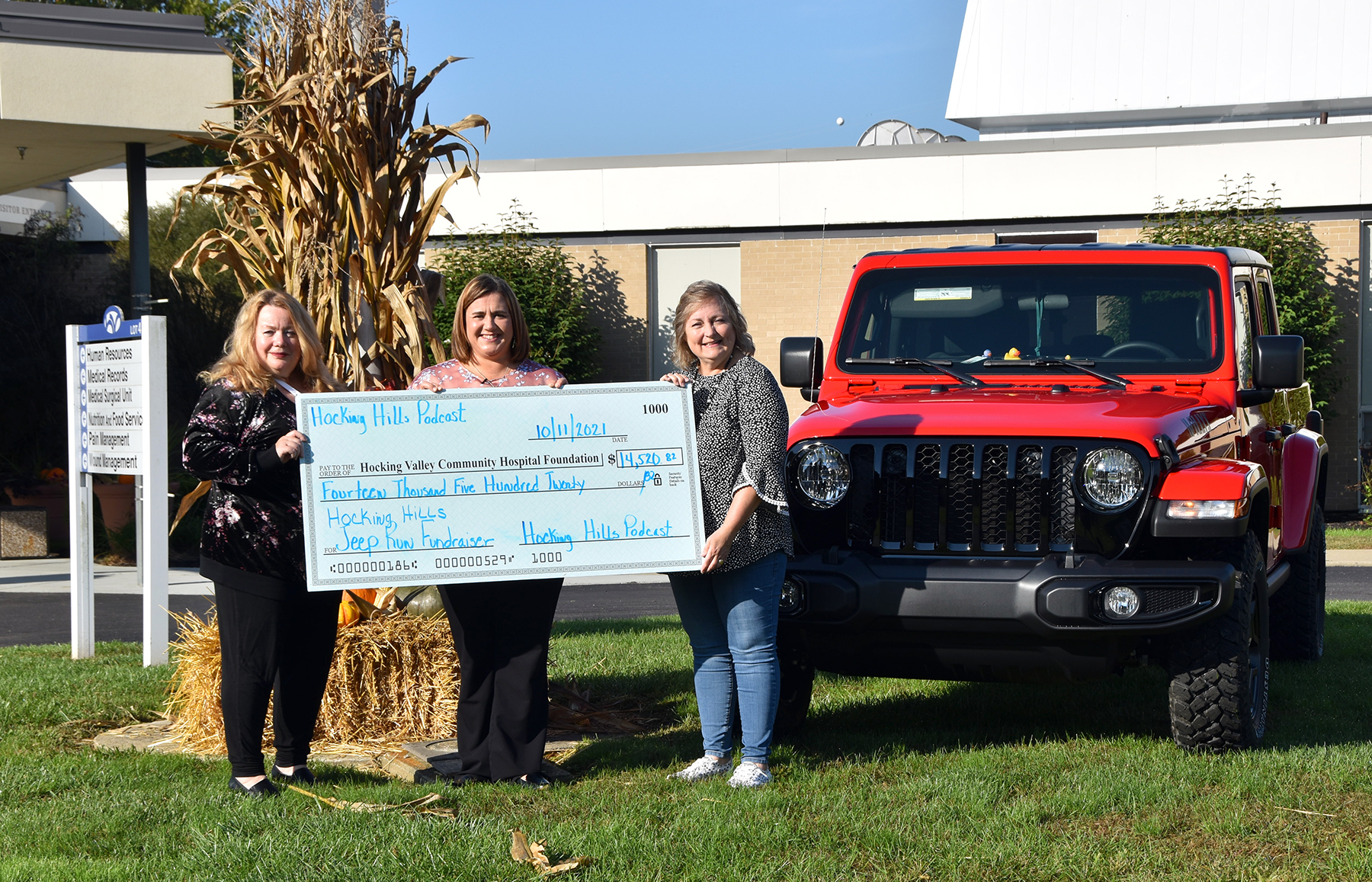 2021 Jeep Run raises 14,000 Hocking Valley Community Hospital